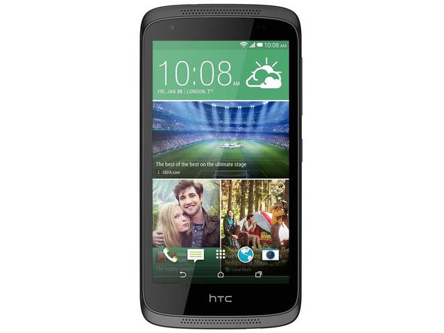 Смартфони HTC Desire 526G 8GB, черен цвят + 750MB интернет на месец