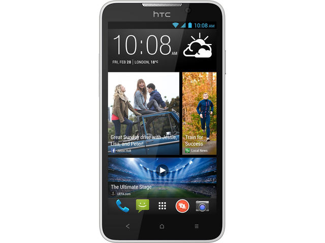 Смартфони HTC Desire 516 4GB, бял цвят + 750MB интернет на месец