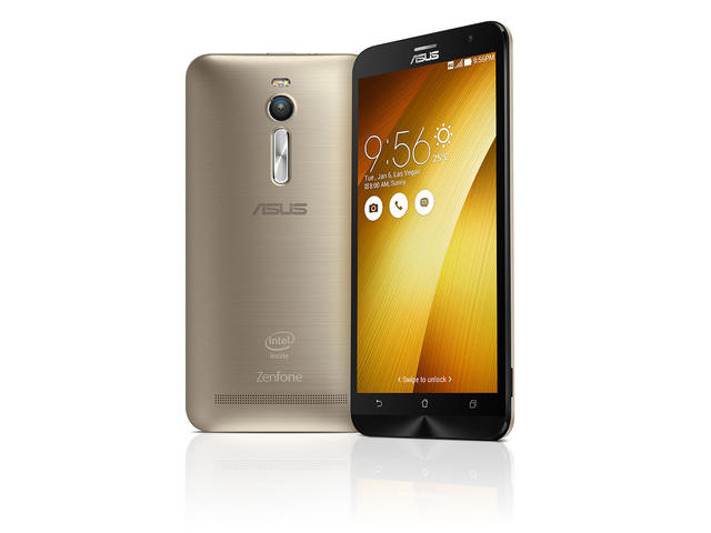 Смартфони Asus Zenfone 2 (ZE551ML) 64GB, златист цвят + 750MB 4G интернет на месец