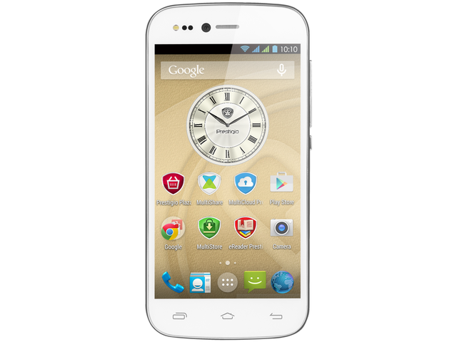 Смартфони Prestigio Grace X3 (3455) 8GB, бял цвят + 750MB интернет на месец