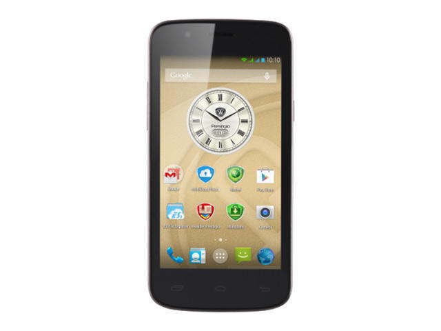 Смартфони Prestigio Multiphone PSP5453 DUO 8GB, сив цвят + 750MB интернет на месец