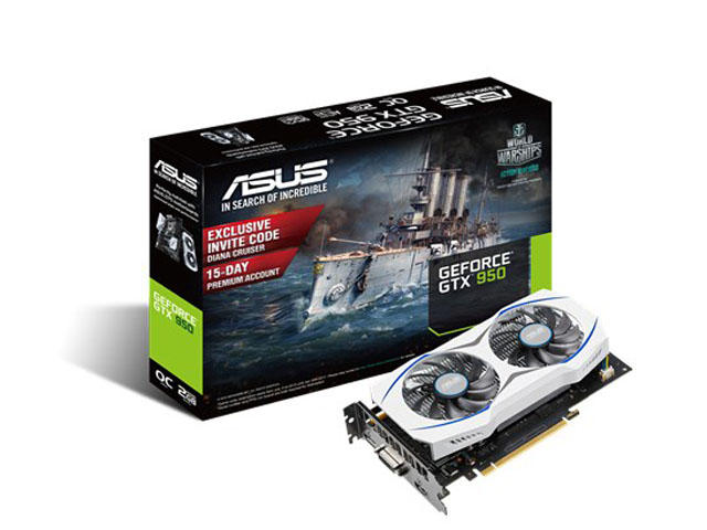 Видео карти Asus GeForce GTX 950-OC-2GD5