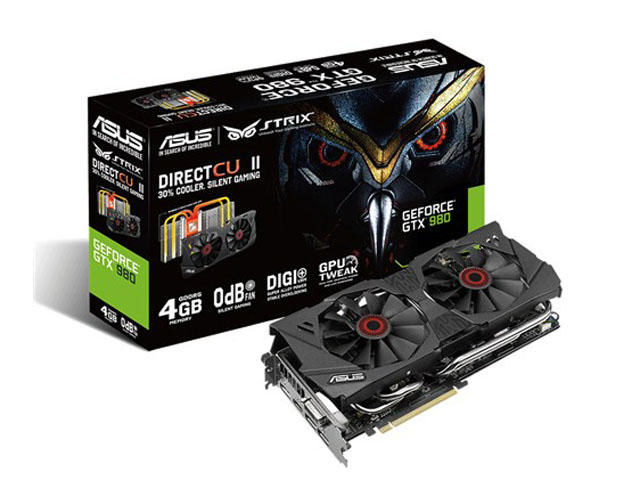 Видео карти ASUS GeForce Strix GTX 980-DC2-4GD5