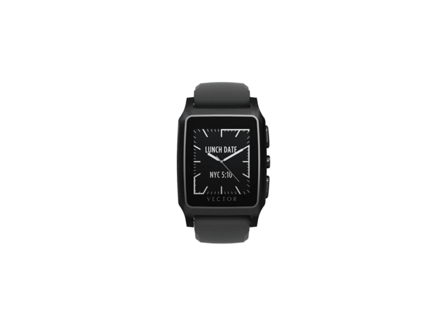 Смарт часовници Vector Meridian Black Silicone
