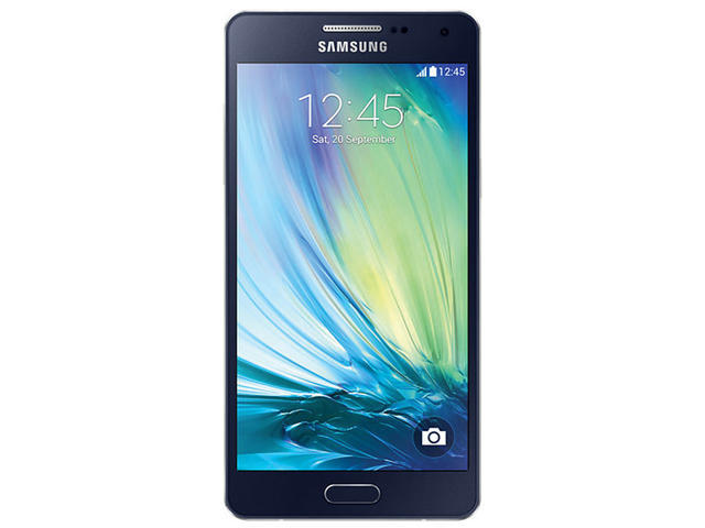 Смартфони Samsung Galaxy A5 Duos (SM-A500F) 16GB, черен цвят + 750MB 4G интернет на месец