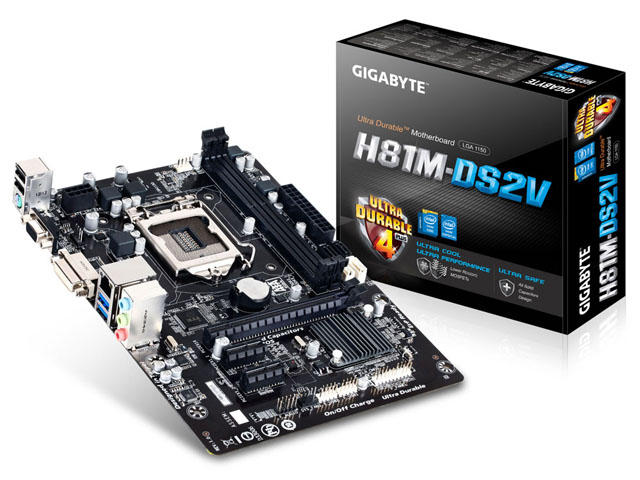 Дънни платки Gigabyte GA-H81M-DS2V