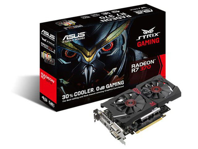 Видео карти Asus Radeon STRIX R7 370-DC2-4GD5-GAMING