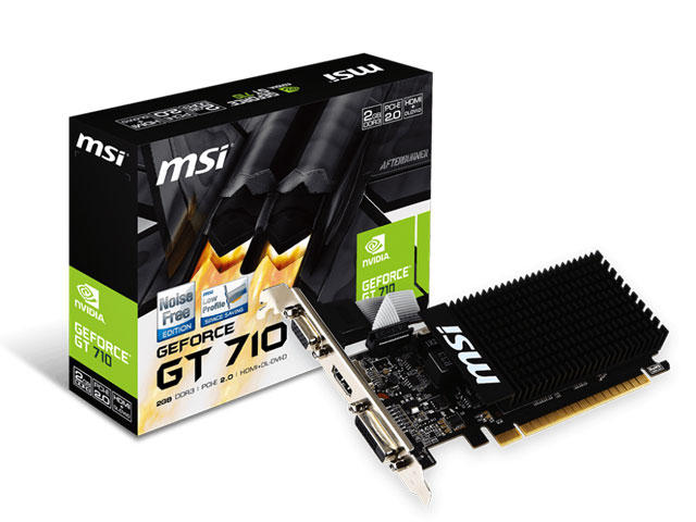 Видео карти MSI GeForce  GT 710 2GD3H LP