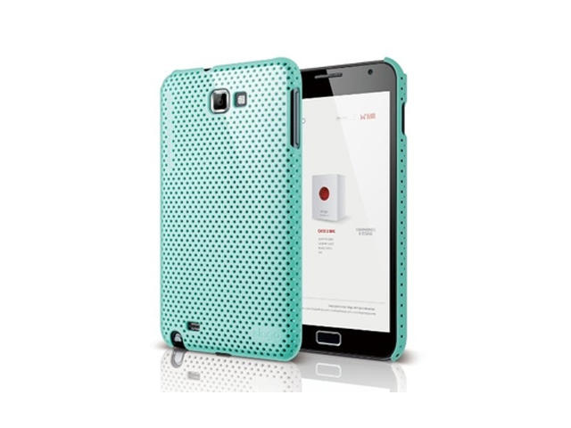Калъфи Elago S4 Breathe 2 and HD Clear film - светлосин