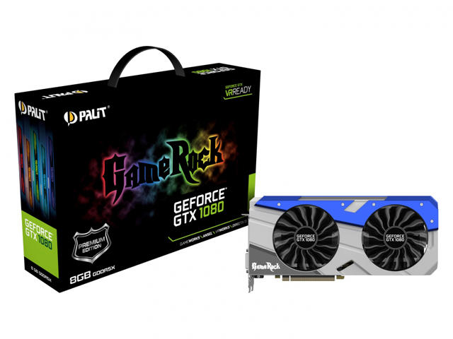 Видео карти Palit GeForce GTX 1080 GameRock Premium Edition