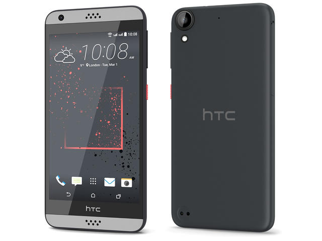 Смартфони HTC Desire 630, 16GB, сив цвят + 750MB 4G интернет на месец