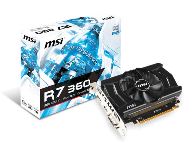 Видео карти MSI Radeon R7 360 2GD5 OCV1