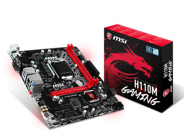 Дънни платки MSI H110M GAMING