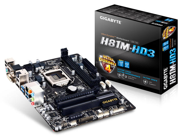 Дънни платки Gigabyte GA-H81M-HD3