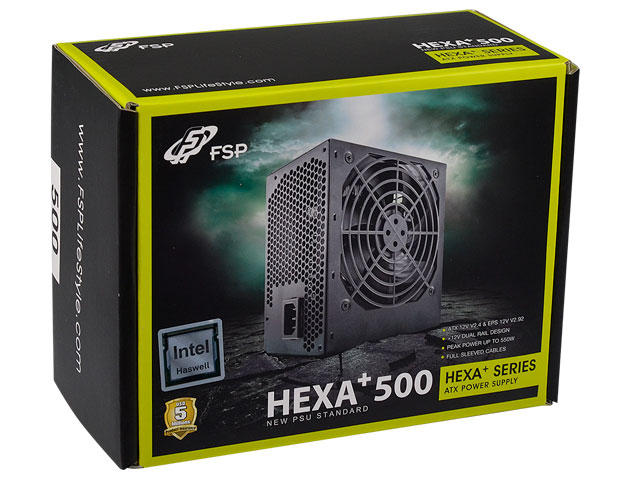 Захранвания за компютри Fortron Hexa+ 500W