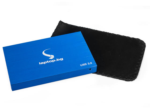 Външни HDD 500GB Laptop.bg USB 3.0, в синьо
