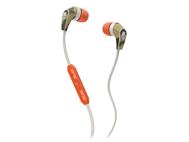 Слушалки Skullcandy 50/50, в оранжево-камуфлаж
