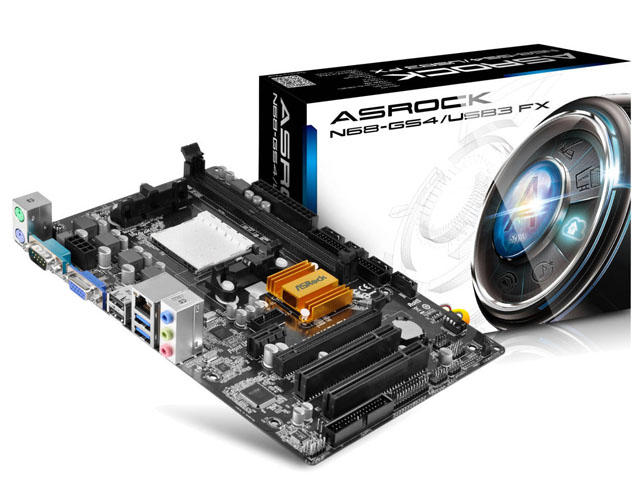 Дънни платки ASRock N68-GS4/USB3 FX