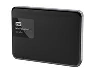 Външни HDD 2TB WD My Passport за Mac, в черно