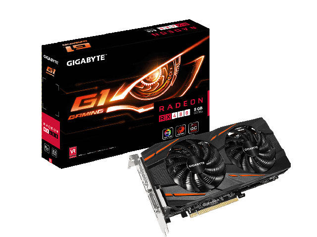 Видео карти Gigabyte Radeon RX 480 G1 Gaming 8G