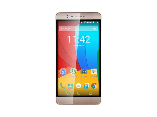 Смартфони Prestigio Muze A7 (7530) 16GB, златист цвят + 750MB интернет на месец