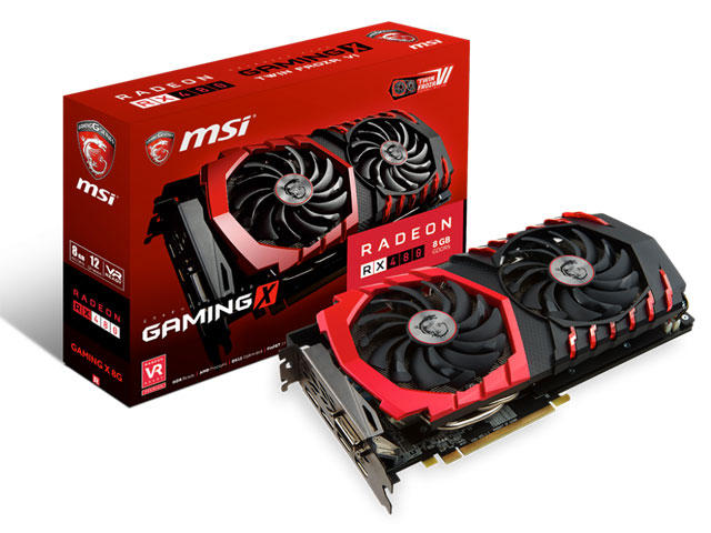 Видео карти MSI Radeon RX 480 GAMING X 8G
