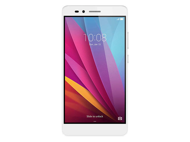 Смартфони Huawei Honor 5X 16GB, бял цвят + 750MB 4G интернет на месец