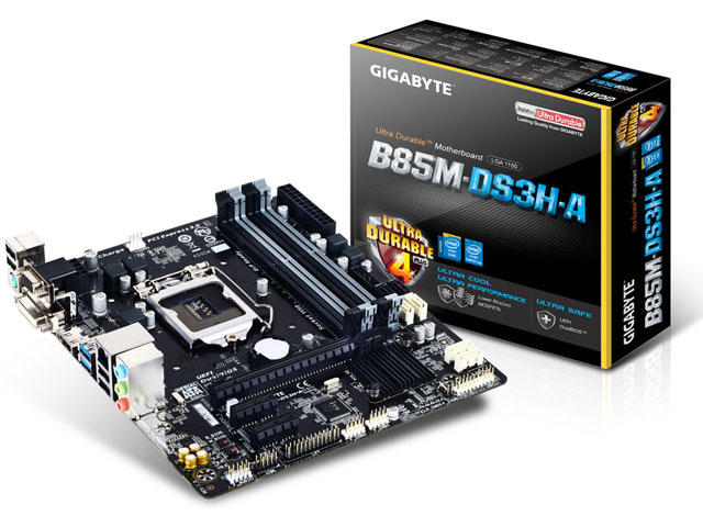 Дънни платки Gigabyte GA-B85M-DS3H-A