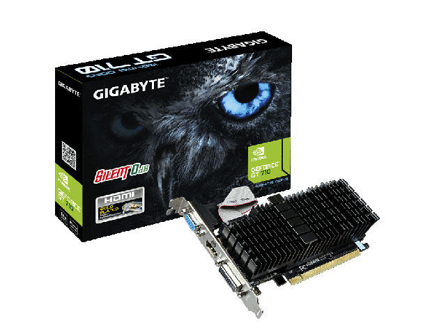 Видео карти Gigabyte GeForce GT 710 GV-N710SL-1GL