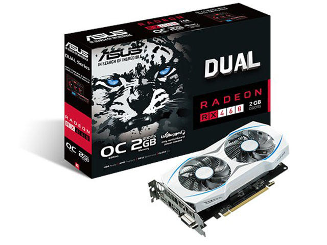 Видео карти Asus Radeon DUAL-RX 460-O2G