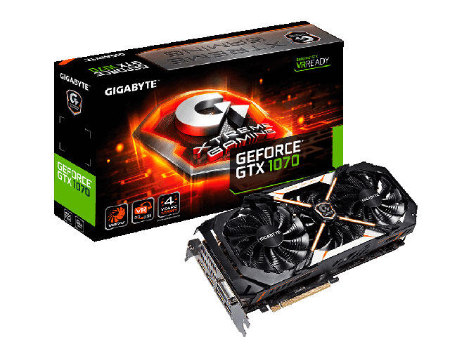 Видео карти Gigabyte GeForce GTX 1070 Xtreme Gaming
