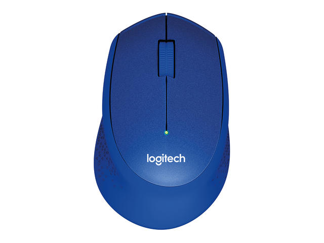 Мишки Logitech M330 Silent Plus, в синьо