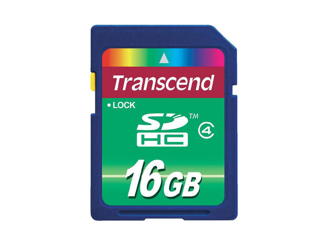 Карти памет 16GB SDHC Transcend Class 4