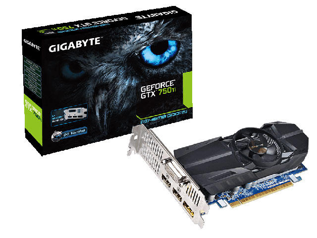 Видео карти Gigabyte GeForce GTX 750 Ti  GV-N75TOC-2GL