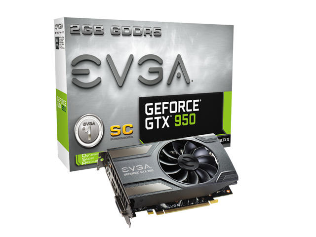 Видео карти EVGA GeForce GTX 950 SC GAMING