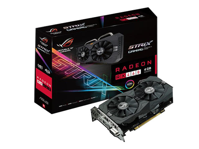 Видео карти Asus ROG STRIX Radeon RX 460-4G-GAMING