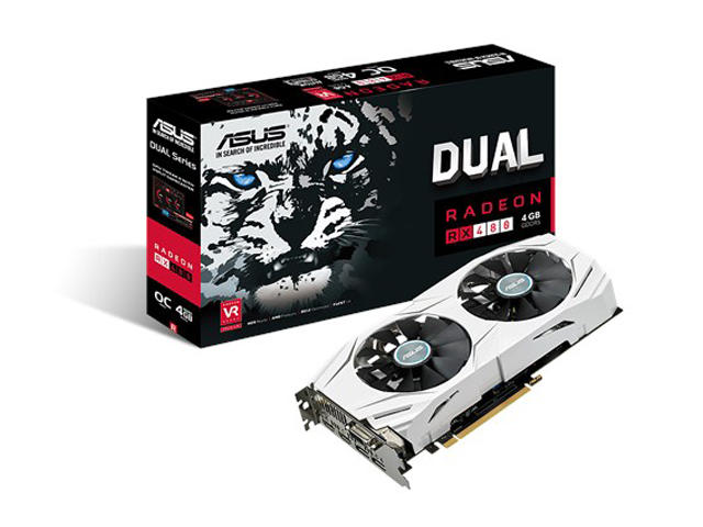 Видео карти Asus DUAL Radeon RX 480-O4G