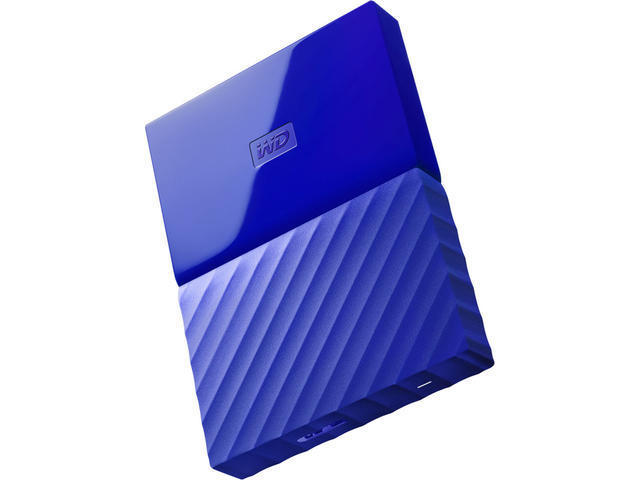 Външни HDD 4TB WD My Passport, в синьо