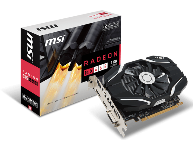Видео карти MSI Radeon RX 460 2G OC