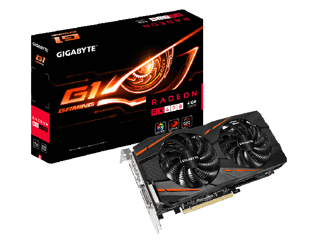 Видео карти Gigabyte Radeon RX 470 G1 Gaming 4G
