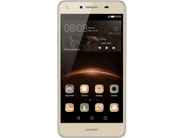 Смартфони Huawei Y5II с две SIM карти 8GB, златист цвят
