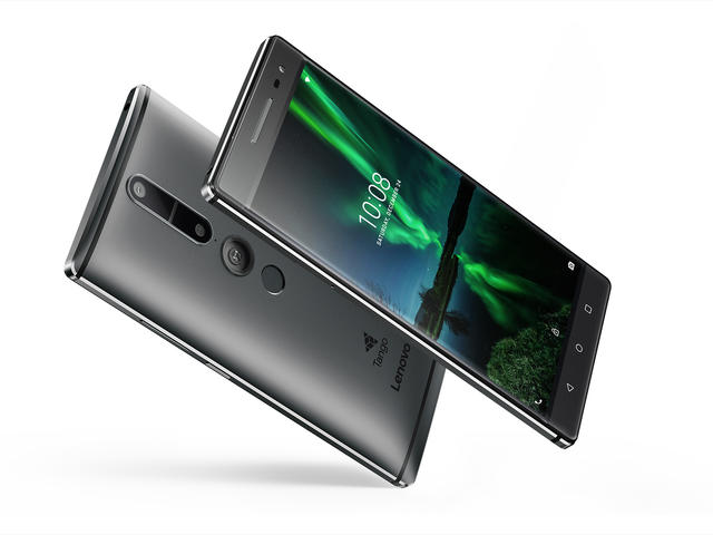 Смартфони Lenovo Phab2 Pro 64GB, сив цвят + 750MB 4G интернет на месец