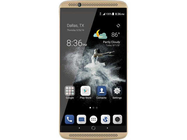 Смартфони ZTE Axon 7 64GB, златист цвят + 750MB 4G интернет на месец