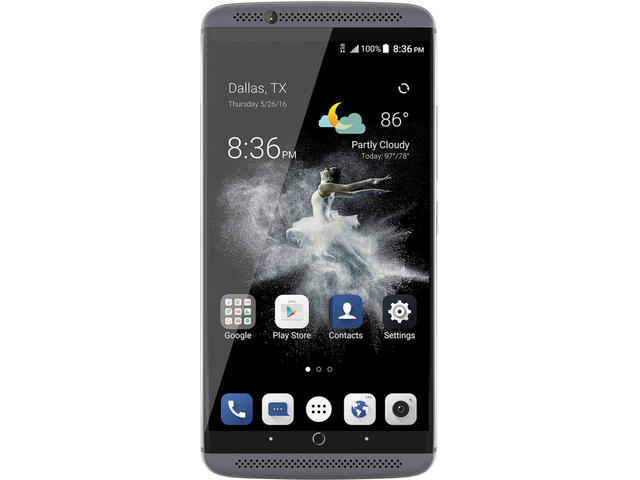 Смартфони ZTE Axon 7 64GB, сив цвят + 750MB 4G интернет на месец
