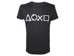 Облекло и аксесоари Playstation Buttons Artwork Printed Crewneck T-shirt, Size M