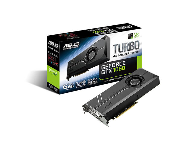 Видео карти ASUS TURBO GeForce GTX 1060 6G
