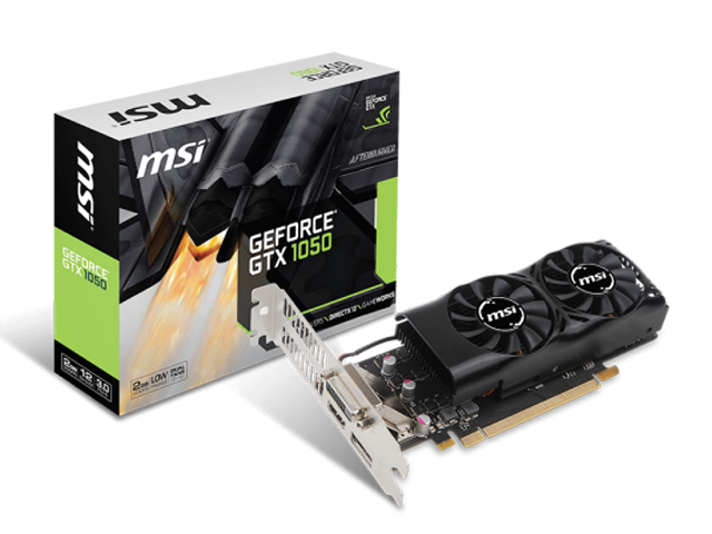 Видео карти MSI GeForce GTX 1050 2GT LP
