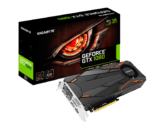 Видео карти Gigabyte GeForce GTX 1080 Turbo OC 8G