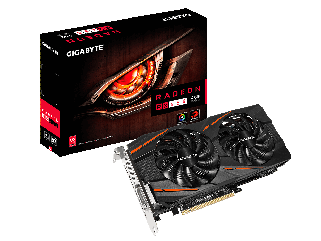 Видео карти Gigabyte Radeon RX 480 WINDFORCE 4G