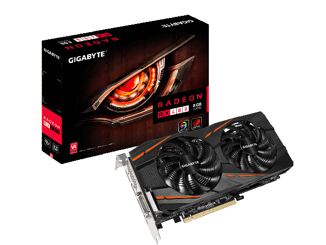 Видео карти Gigabyte Radeon RX 480 WINDFORCE 8G